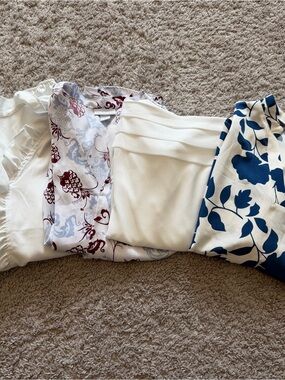 Bundle of 4 Women’s Blouses- Size L